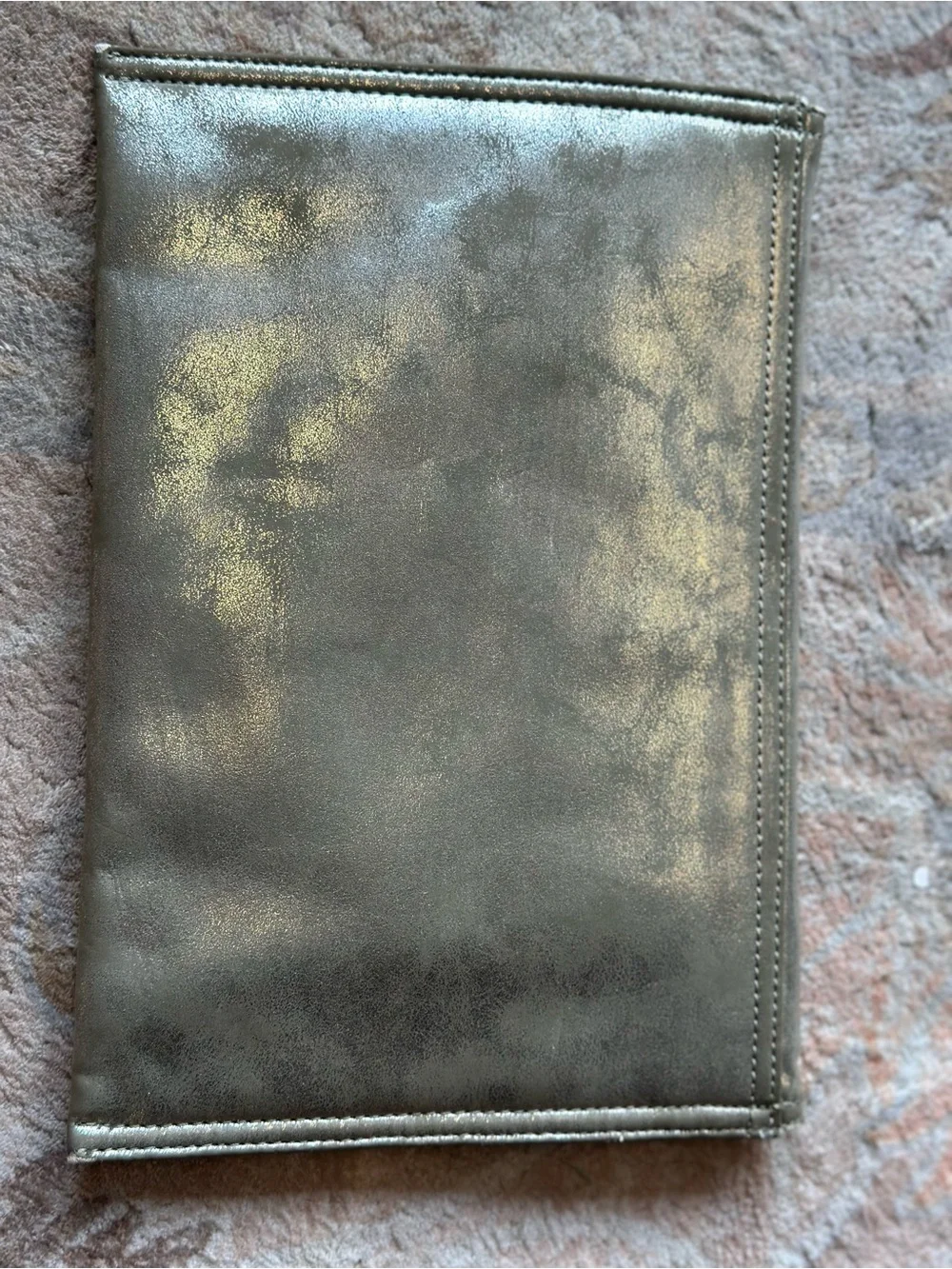BCBGeneration Metallic Gold Envelope Clutch